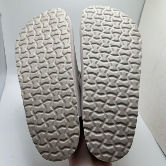 CUSHIONAIRE Women's Cork Footbed Clog 9 WIDE IVORY - Picture 5 of 7